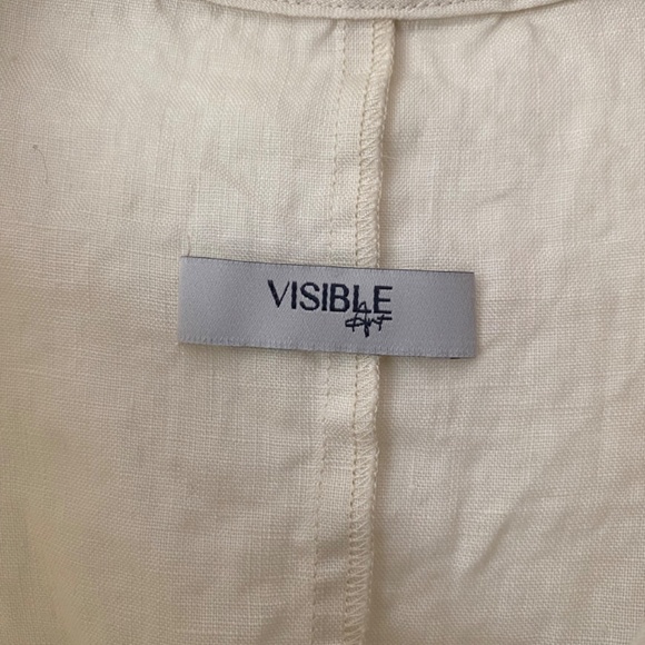 Handmade linen maxi dress with removable obi belt - Picture 6 of 11